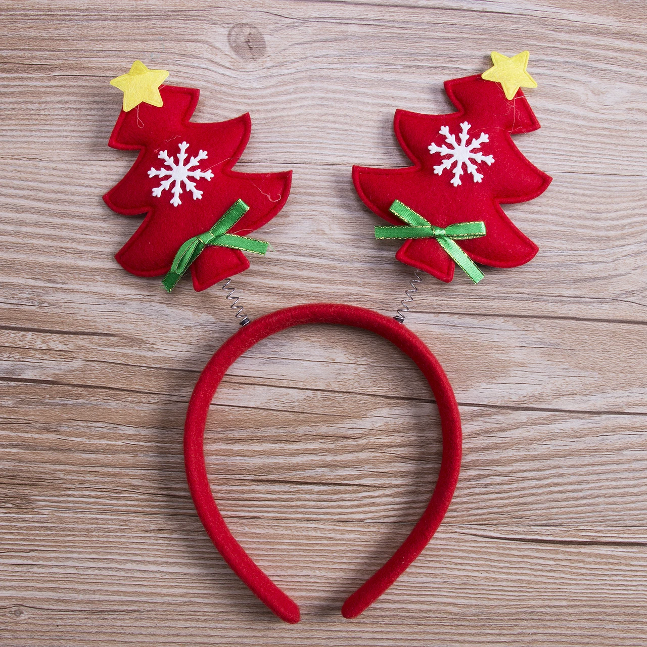 ITFABS Newest Arrivals Fashion Hot Christmas Hair Band Headband Accessories Red Green Tree Xmas Gift Headwear Decoration |