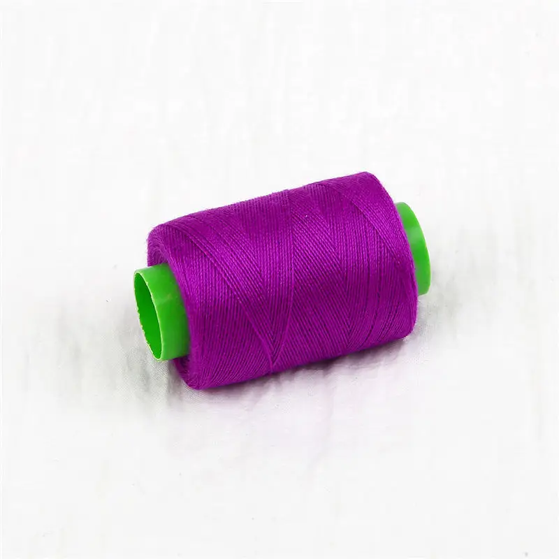 Purple 24 цвета 300 м высокопрочные полиэфирные швейные нитки для машинной вышивки аксессуары для резьбы швейные изделия для шитья - Цвет: Purple