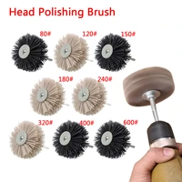 80 600 nylon wire brush polish buffing wheel abrasive tools grinding head grinder polishing wheels wood furniture tool