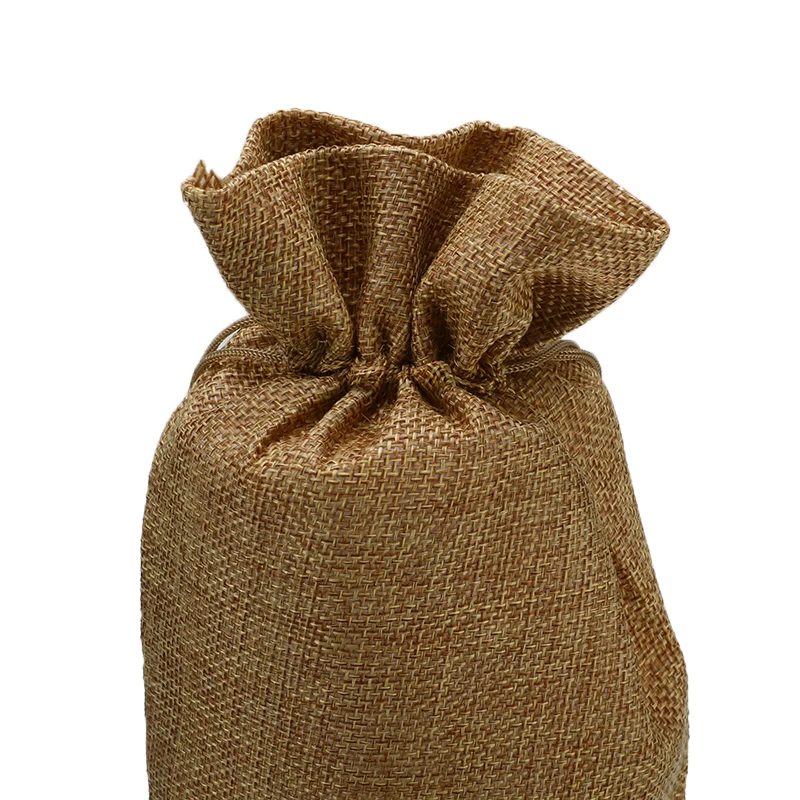 1 шт. практичная упаковка для вина многоцветные джутовые льняные сумки бутылок