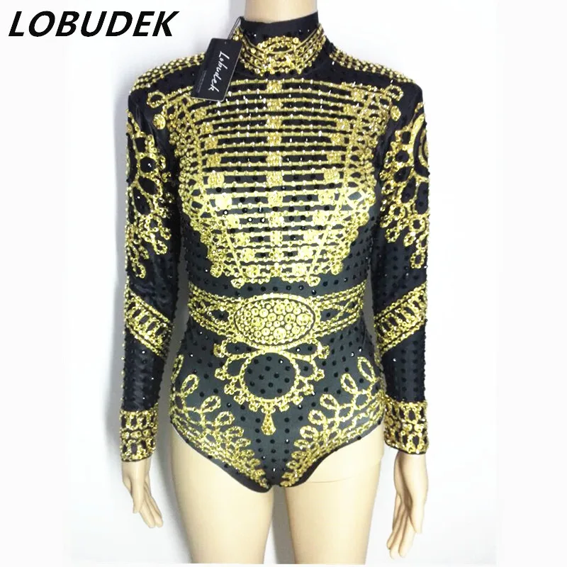 Черный сексуальный женский купальник с кристаллами для выпускного вечера