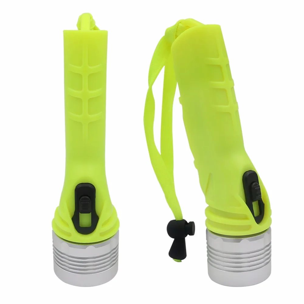 Водонепроницаемый светодиодный Фонари подводный дайвинг 4 * AA (не включены)