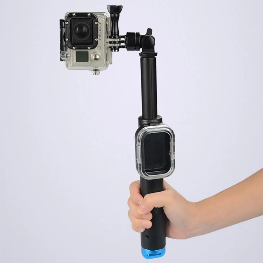 360 Вращающийся портативный ручной селфи палка 35-98 см монопод для Gopro Hero 3 4 5 Аксессуары для экшн-камеры Sjcam xiaoyi