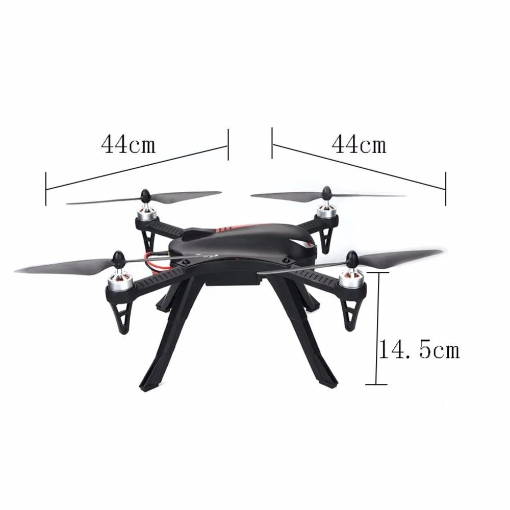 MJX ошибки 3 B3 RC Quadcopter бесщеточный Двигатель 2.4 г 6 оси гироскопа Drone с H9R 4 К Камера профессиональный Дрон вертолет-черный