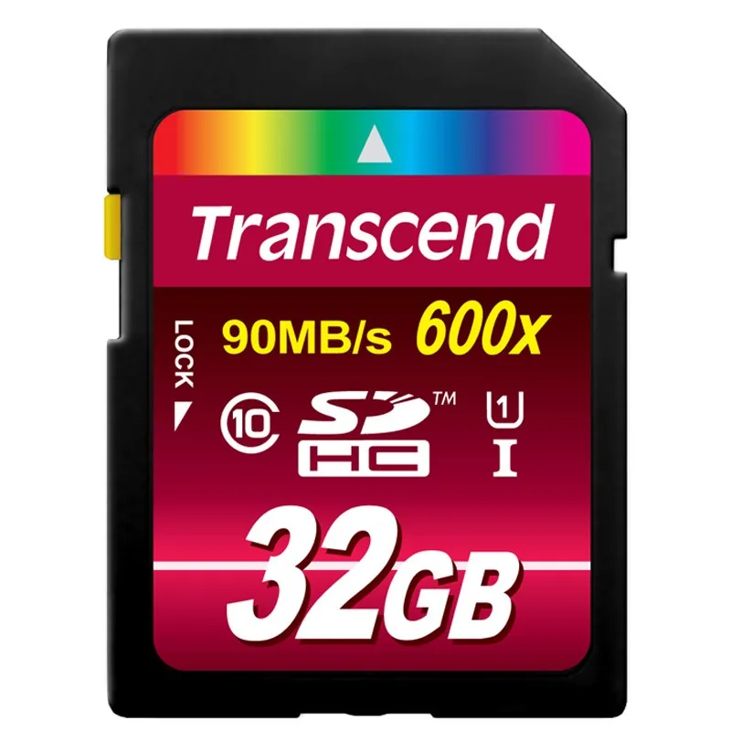 Оригинал Transcend 600X SD SDHC SDXC UHS-1 128 ГБ 64 32 16 class 10 карт памяти для HD Камеры GPS | Компьютеры