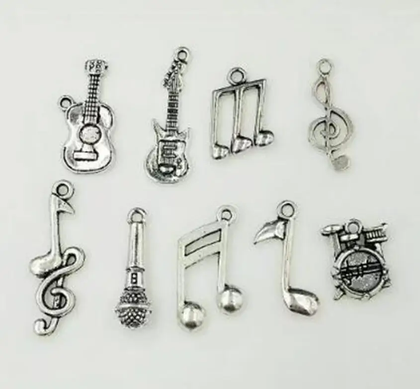 Быстрая доставка музыкальные символы микрофон гитарная стойка подвески