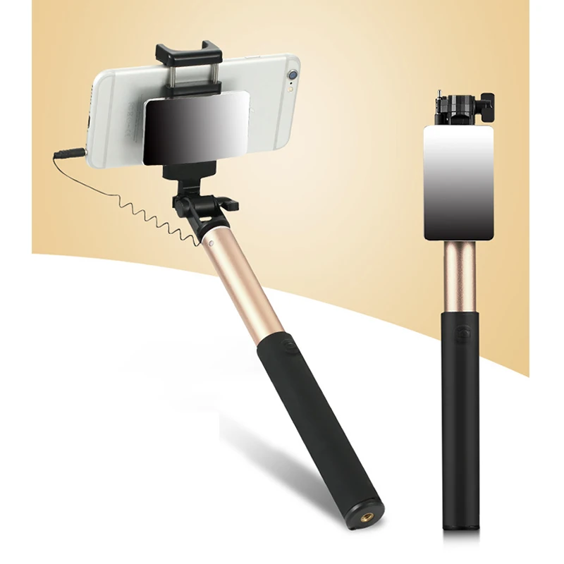3in1 Mini Foldable Tripod Selfie Stick For Iphone Samsung Xiaomi Monopod 360 Degree Rotation Mount with Bluetooth Remote Control |