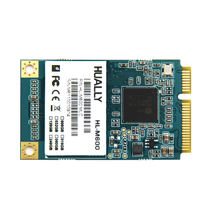 Hually 50*30 MSATA SSD самая Конкурентная серия 8 г 16 ГБ 32 60 120 240 твердотельный диск HDD
