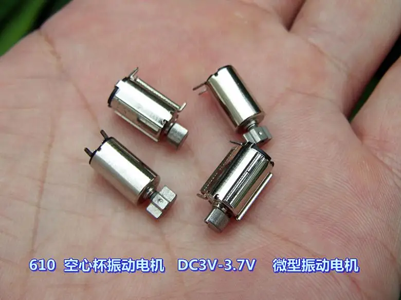 610 вибромотор с полым сечением мини питанием от постоянного тока|Двигатель тока