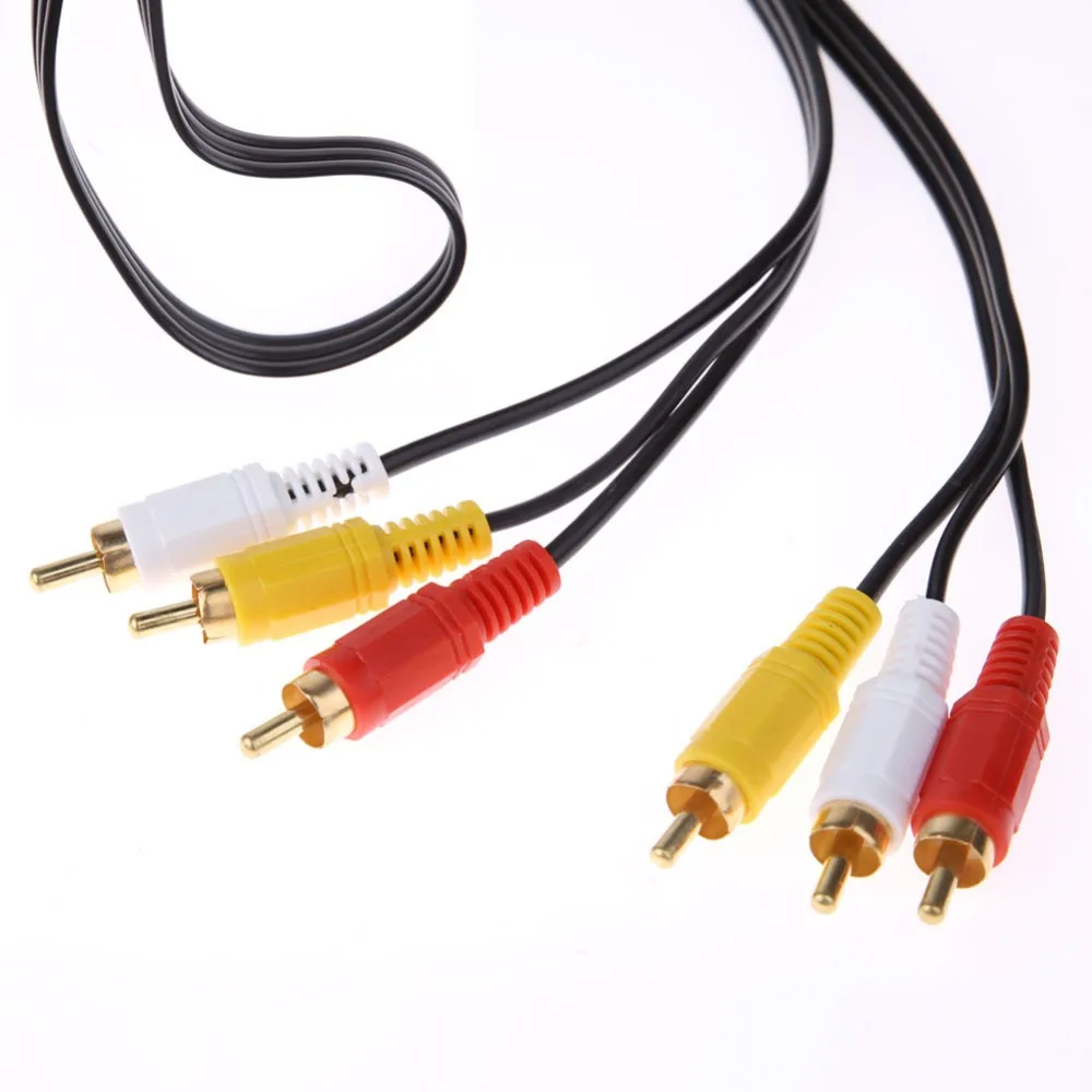 1 5 м/2 м/3 м 3 RCA аудио видео кабель AV композитный со штыревыми соединителями на