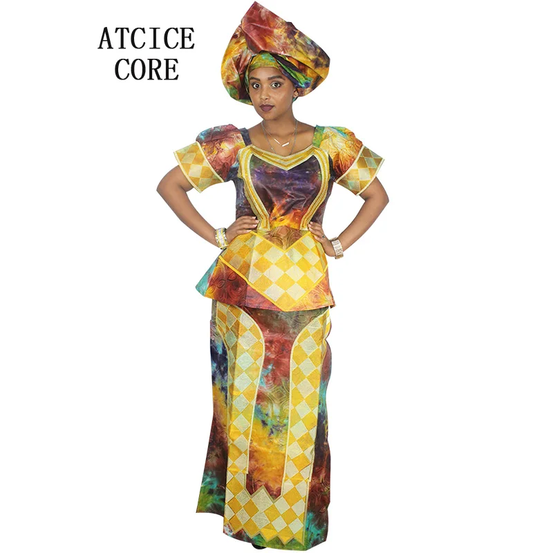 Женское платье с вышивкой в африканском стиле модель DP126|african dresses for women|african dressdesign