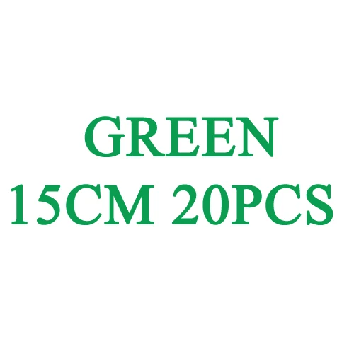 GREEN 15CM 20 шт./лот Стальная поводки для рыбалки с Поворотный Рыбалка аксессуар 3 цвета Olta Leadcore поводок 15 см 20 см 30 см лески PJ57 - Цвет: GREEN 15CM