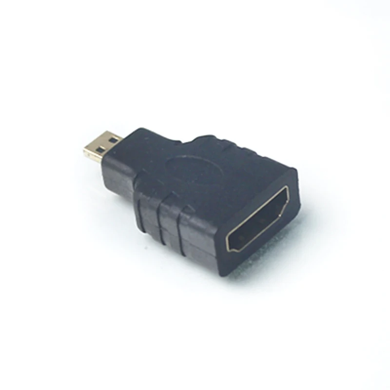 Фотоадаптер Micro HDMI Тип D штекер тип A Разъем конвертер позолоченный 1080P|micro d|female to