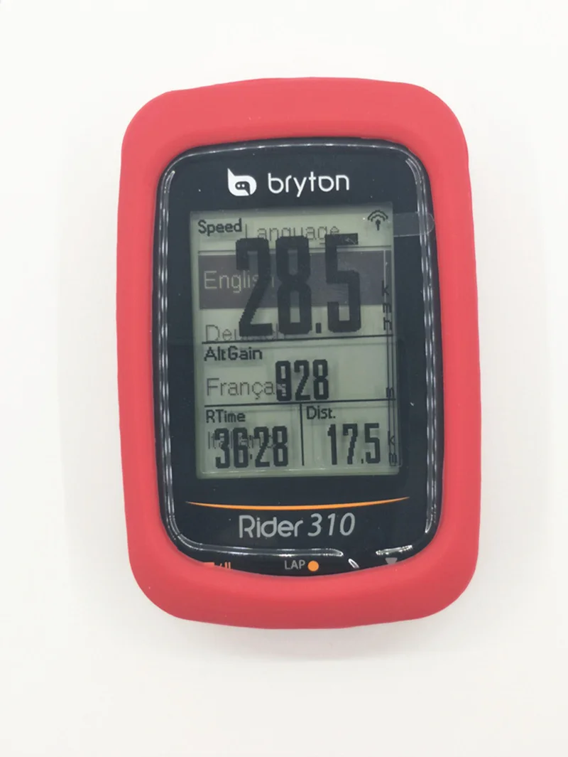 Для Bryton r310 Открытый Велоспорт компьютер силиконовый резиновый защитный чехол+ ЖК-экран пленка протектор подходит для r310 MTB дешево