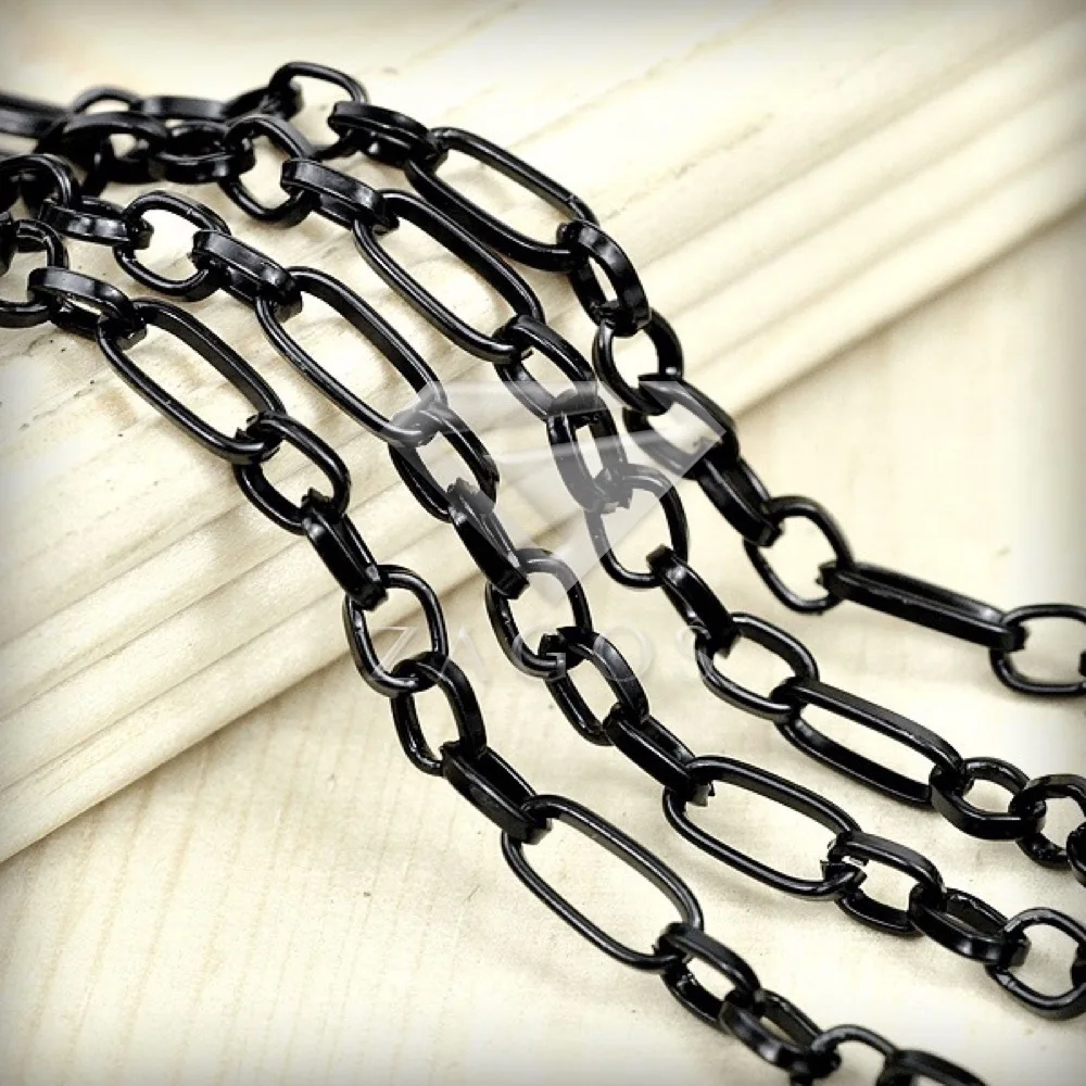 Железный текстурированный кабель для рукоделия брелок изготовления украшений