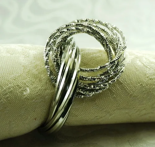 metal decoration napkin ring holder for wedding | Дом и сад