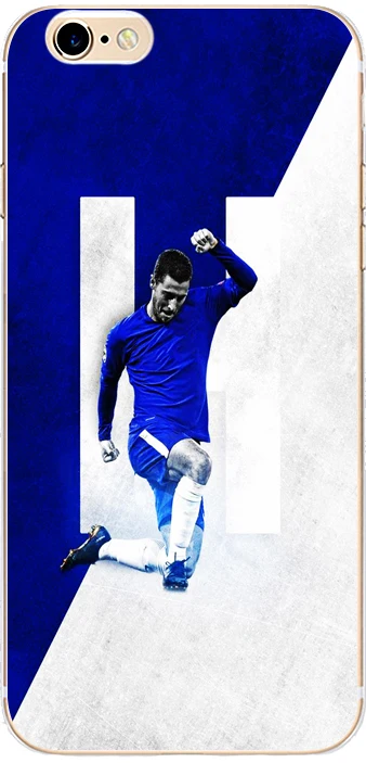 2822 Eden Hazard The Blues football star модный прозрачный жесткий чехол для телефона, чехол для iphone 11Pro MAX 6 6s 7 8plus 5 X XS XR XSMax - Цвет: 2822