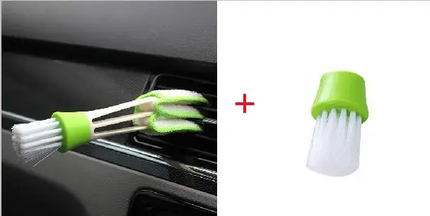 Коричневый Щетка для очистки воздуха на выходе для Mercedes Benz A/B/C/E/S/GLC/GLK/GLE аксессуары W204 W205 W213 W222 для стайлинга автомобилей - Название цвета: Коричневый