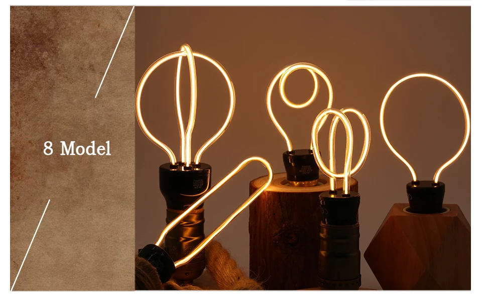 Новые светодиодные лампы Эдисона Новинка украшения лампочка 220V E27 4W 4,5 W 8W Bombillas светодиодные лампы Праздничные огни Рождество лампа лампада