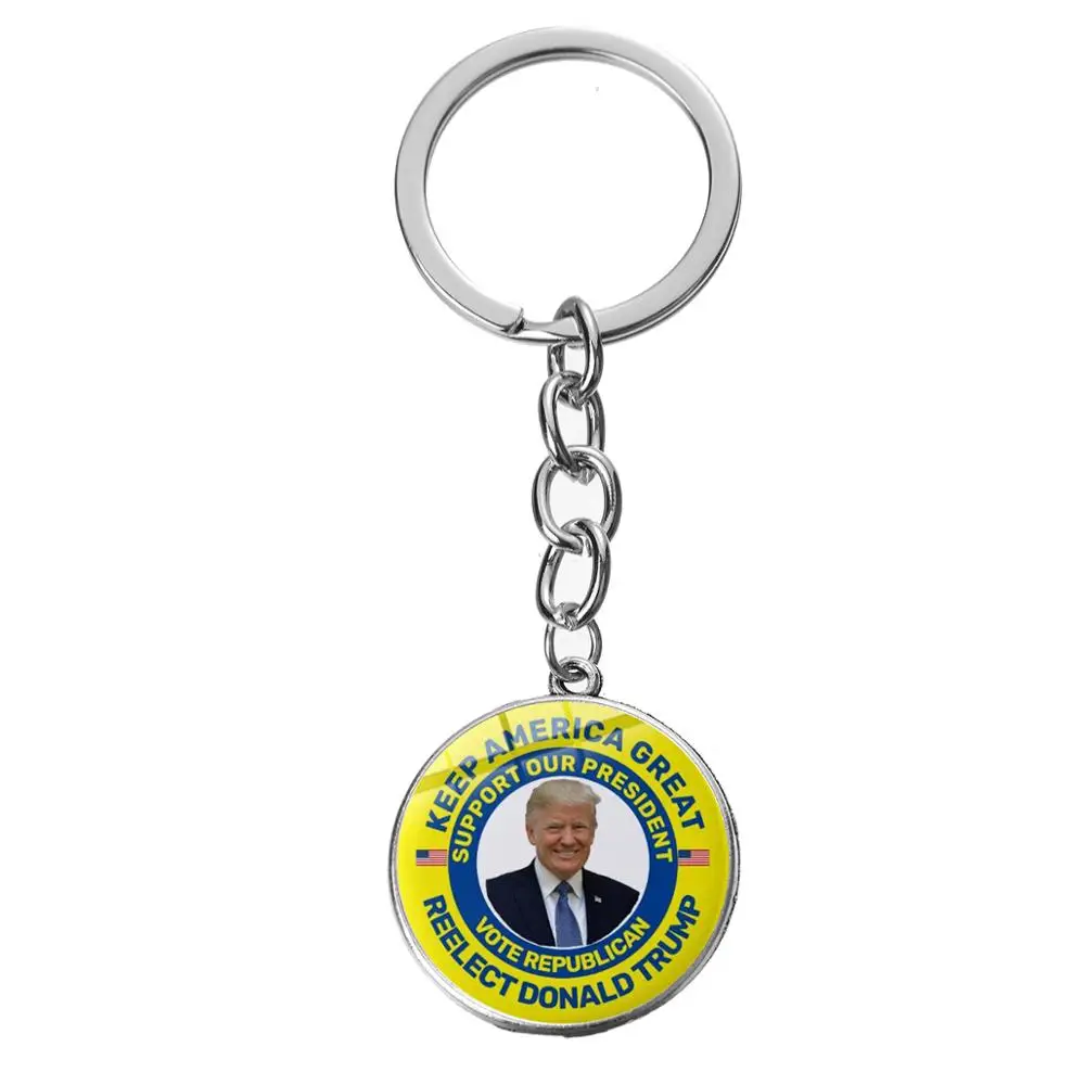 SONGDA Trump 2020 флаг креативные брелоки с принтом держать Америку большой Дональд для