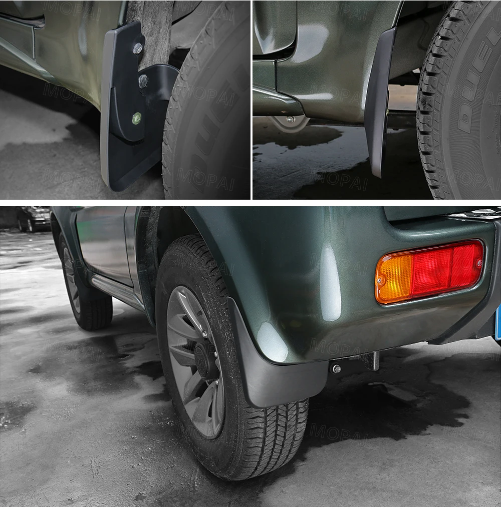 MOPAI Брызговики для Suzuki Jimny 2007- Брызговики из АБС-пластика для внешней защиты автомобиля, декоративные Брызговики, крылья, автомобильные аксессуары