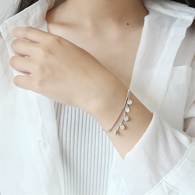 Женский браслет Flyleaf Изящные Ювелирные Браслеты вечерние из стерлингового