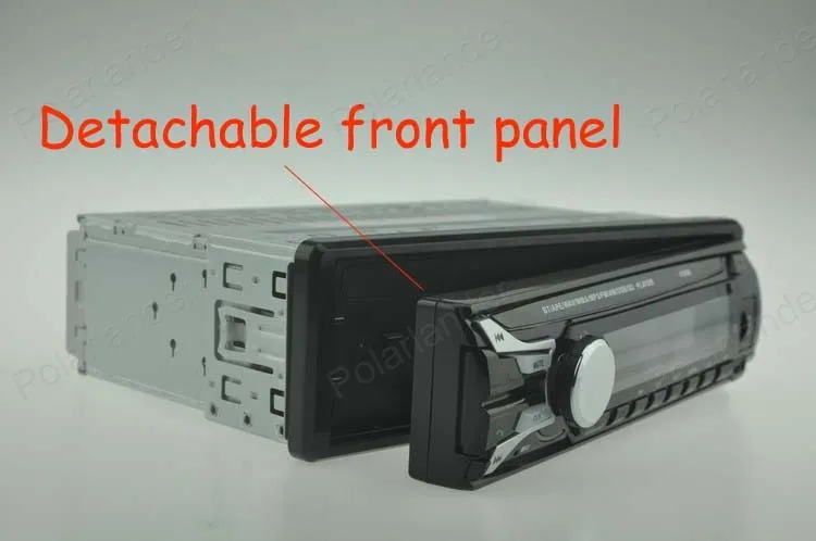 Автомагнитола с bluetooth 1 Din стерео FM USB/SD AUX аудио MP3 плеер в приборной панели Съемная