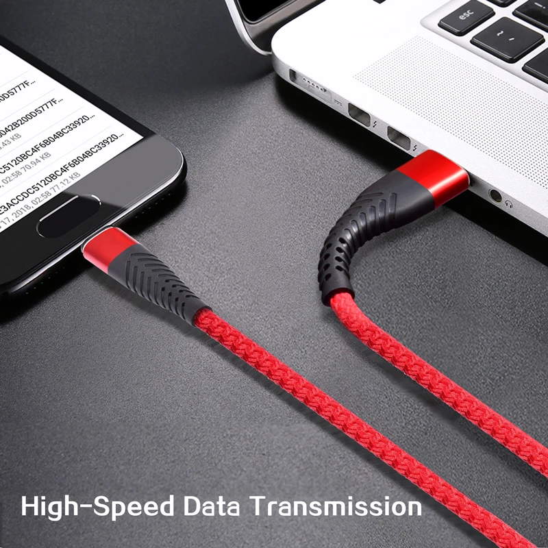 NOHON type-C USB кабель для Xiaomi mi 4C mi 5 4S OnePlus 2 Nexus 5 5X6 P 3m 2M 1M высокопрочный кабель для быстрой зарядки type-C