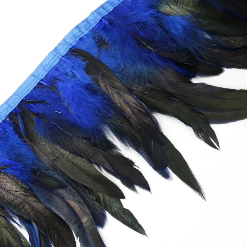 10-15 см разноцветная лента для обрезки перьев в виде курицы петуха хвоста