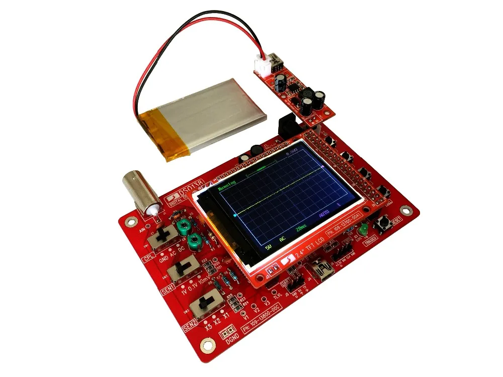 Набор для сборки JYETech DSO138 улучшающий преобразователь 3 5 В-to-9V | Инструменты