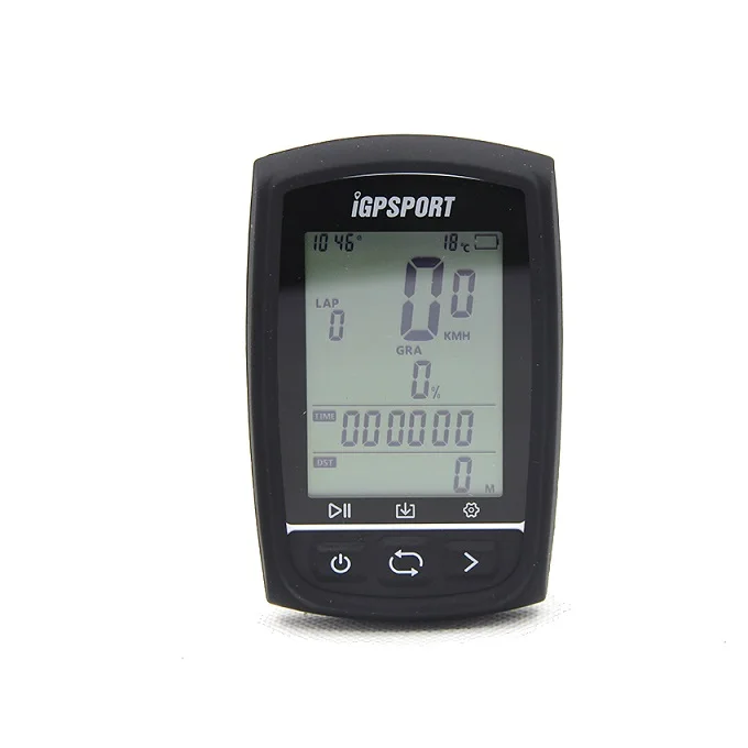 I gps порт велосипед беспроводной секундомер gps велосипедный компьютер велосипедный одометр с датчиком частоты сердечных сокращений/скорости и каденции/Переднее Крепление - Цвет: IGS50e