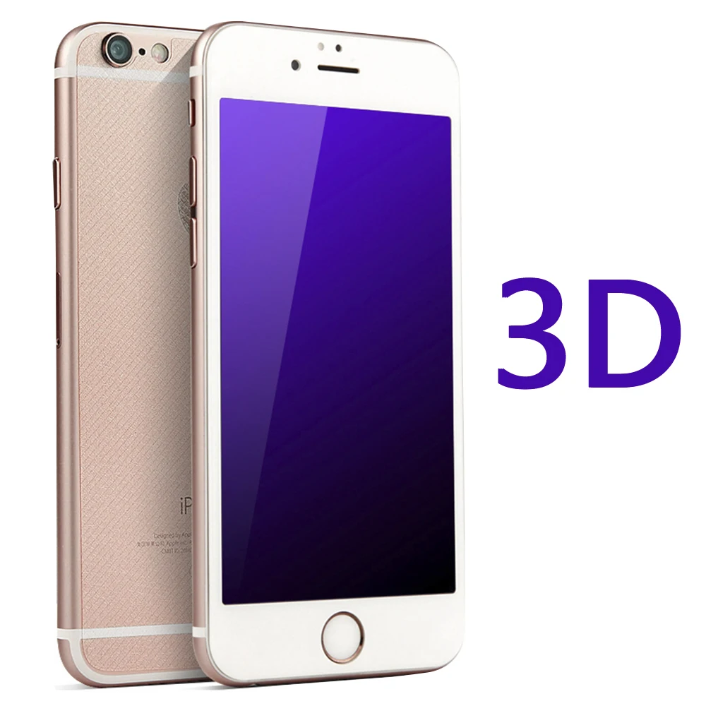 Защитная стеклянная пленка для iphone 8 7 6 S экрана из закаленного стекла на Plus 3D
