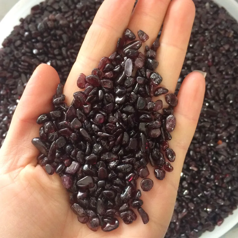 Натуральный гранат кристалл минерал очистка размагничивание аквариума