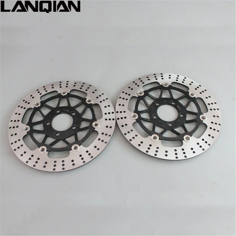 

2PCS Motorcycle Front Floating Brake Disc Rotor For KAWASAKI ZZR400 1990 1991 1992 1993 1994 1995 1996 1997 1998 1999 ZZR 400