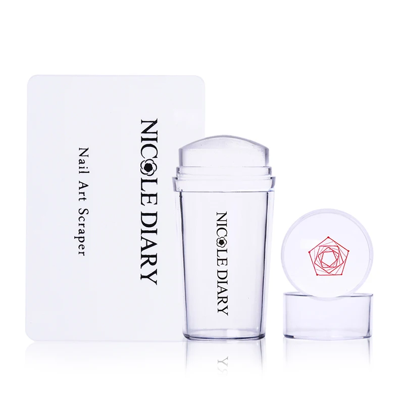 nail stamp NICOLE дневник 1 шт. прямоугольные штамповочные пластины из нержавеющей стали цветок луна геометрический узор художественный штамп с изображением для ногтей пластины - Цвет: nail stamp