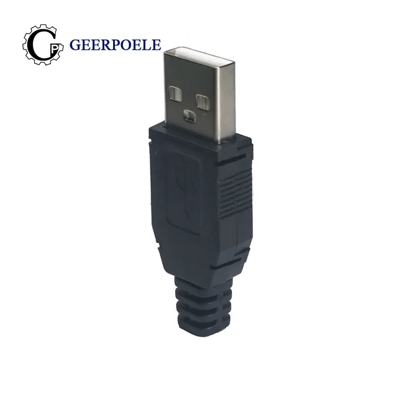 

10 шт./лот USB-разъемы с пряжкой пластиковый корпус USB-разъем хвостовой штекер наконечники
