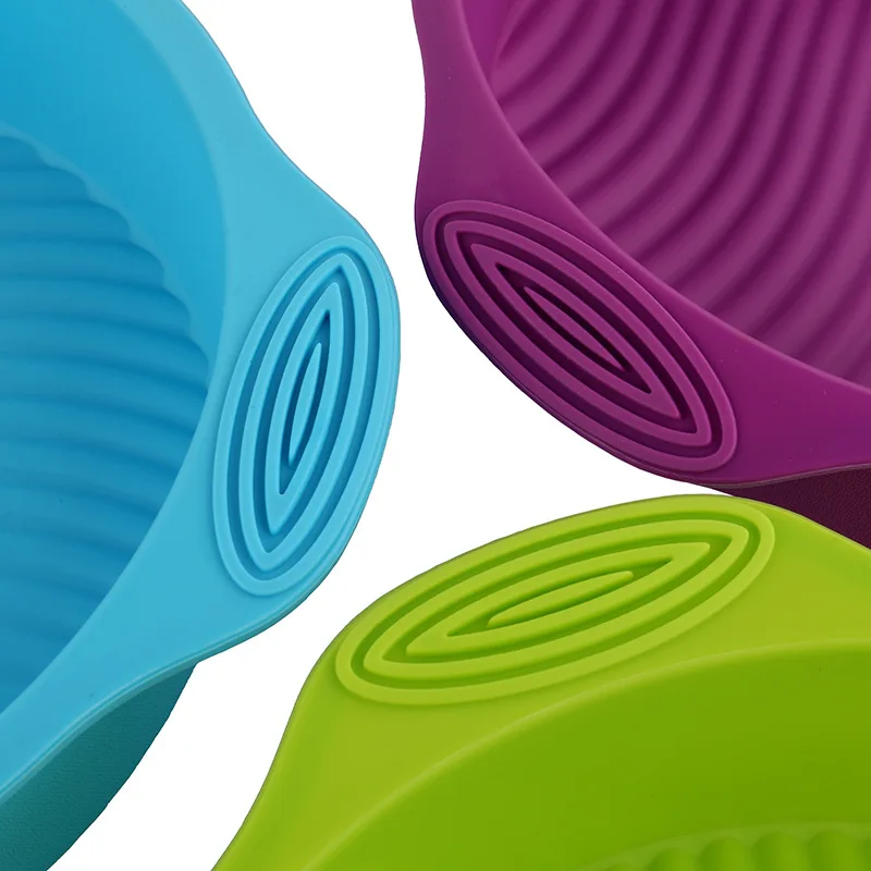 9 inch 28.5*24.5*6.2cm 175g DlY Round Shape 3D Silicone Cake Dies Baking Tools Bakeware Maker Mold Tray Random Color |