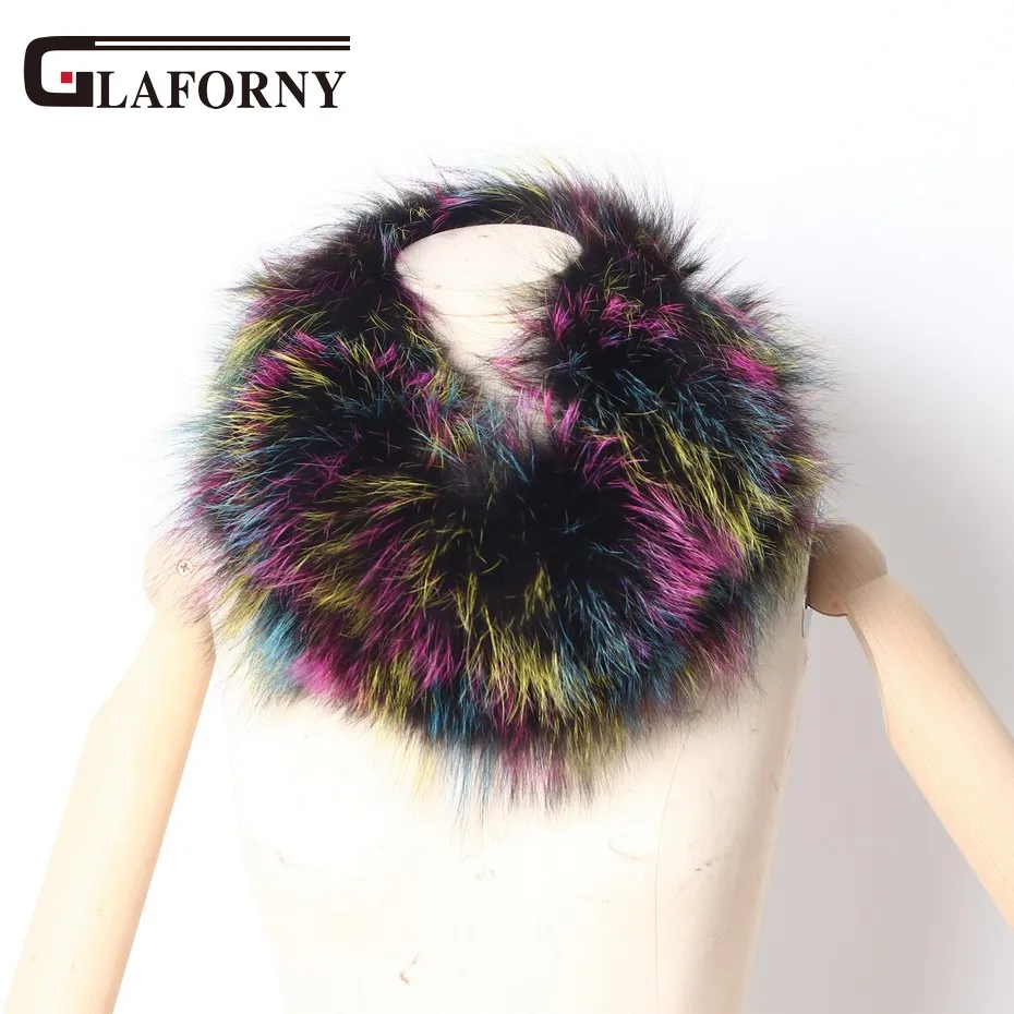 FXFURS женский шарф из лисьего меха снуд красочные настоящие меховые обертывания серебряные меховые воротники из лисьего меха шарфы разноцветные модные меховые шали