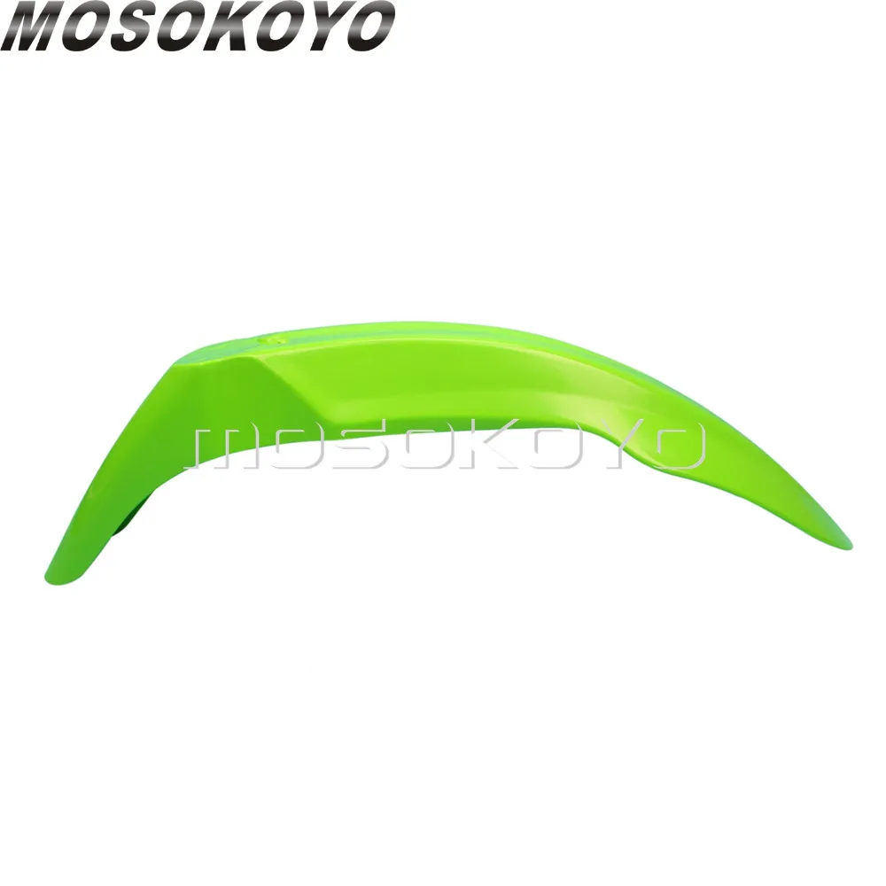 Для Kawasaki KX KLX Зеленый Supermoto переднее крыло грязевой велосипед Мотокросс Брызговики гонки MX Enduro брызговики