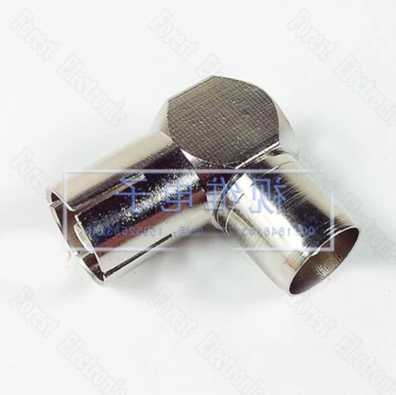 Угловой разъем под прямым углом 90 градусов RF штекер-гнездо гнездо-штекер адаптер