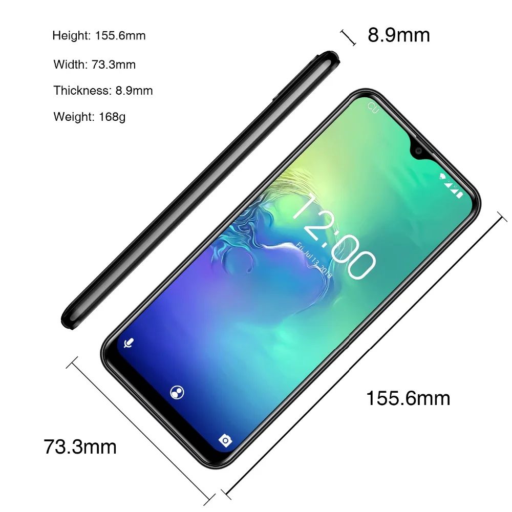 Смартфон OUKITEL C15 Pro 2 ГБ + 16 Android 9 0 мобильный телефон MT6761 сканер отпечатка пальца
