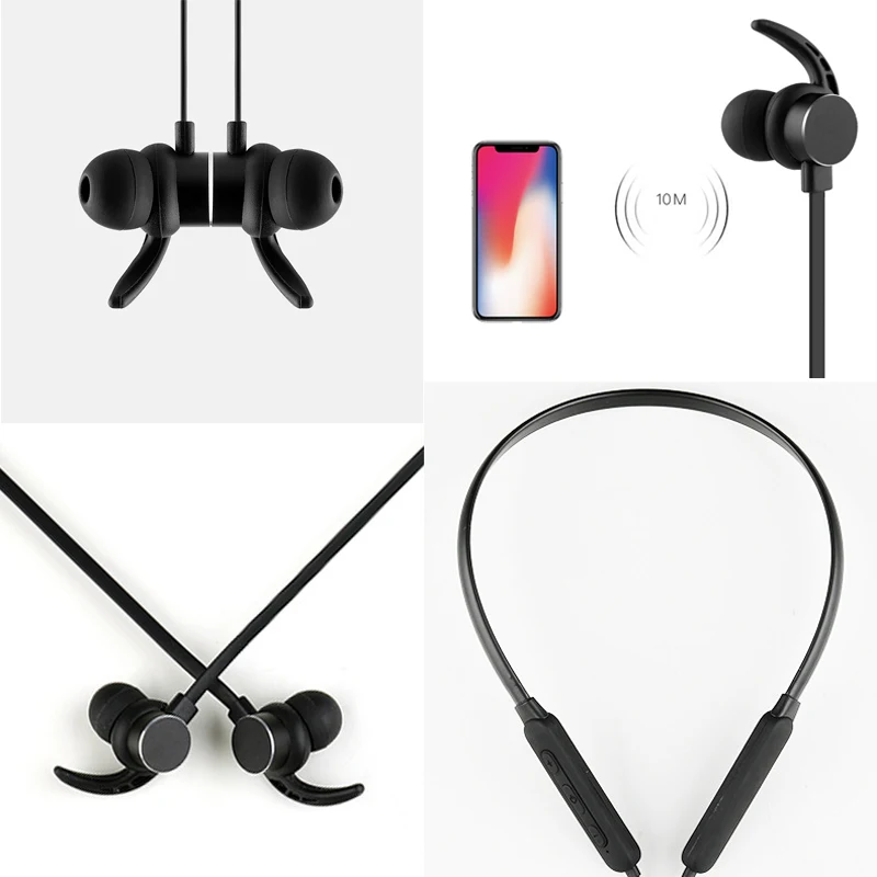 AMTERBEST с шейным 3D стерео Bluetooth наушники спортивные беспроводные наушники Магнитная Bluetooth гарнитура для SAMSUNG iPhone Android