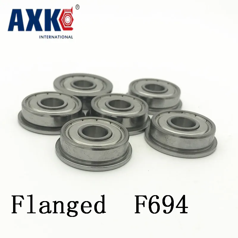 

Axk F694zz Flange Bearing 4x11x4 Mm Abec-1 ( 10 Pcs ) Flanged F694 Z Zz Ball Bearings F619/4zz