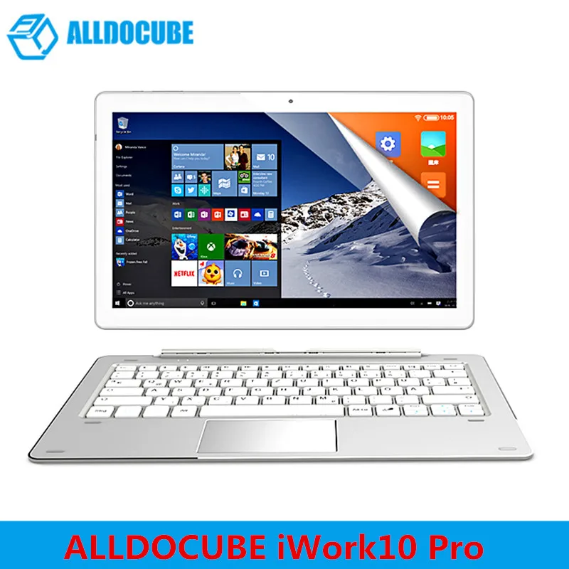 ALLDOCUBE iWork10 Pro 2 в 1 Tablet PC 10 ''Windows Android 5 Intel Cherry Trail x5 Z8350 4 ядра 44 GHz GB 64 HDMI Планшеты 