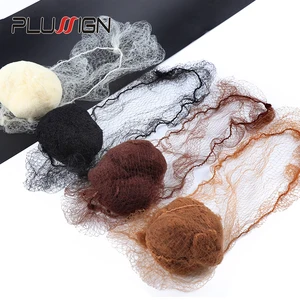 Image for 20Pcs Durable Nylon Hair Net For Bun Hair Hairstyl 