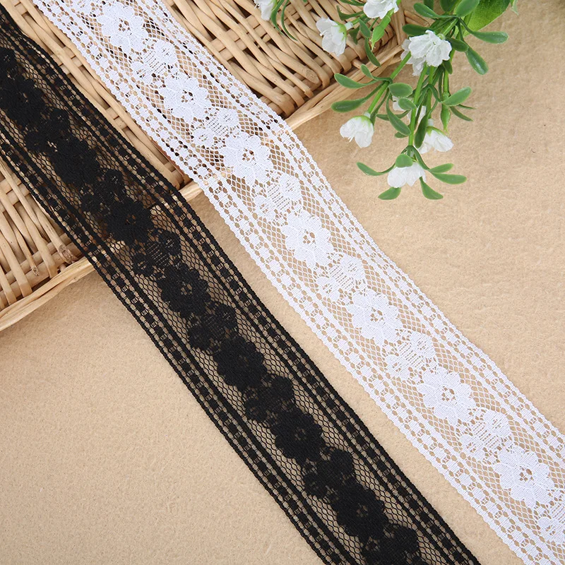 Нейлоновое кружево лента тесьма отделка 5 см для украшения шитья в африканском