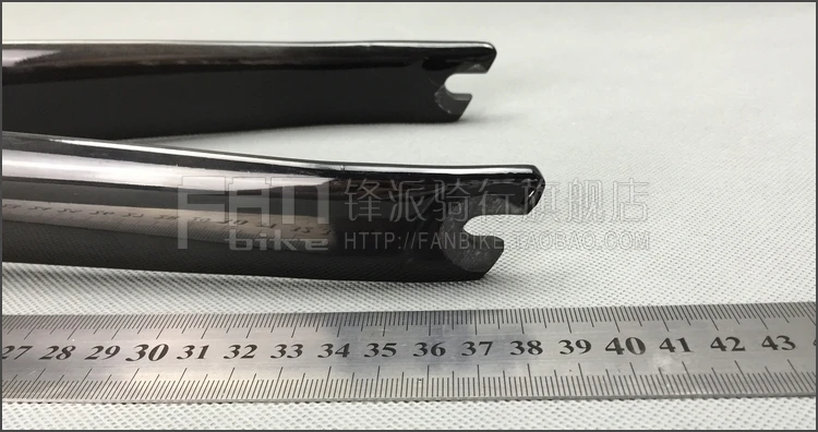Велосипедная передняя вилка из углеродного волокна без логотипа 1/8 дюйма 28 6 мм