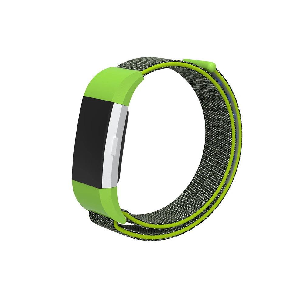 Сменный нейлоновый ремешок для наручных часов ремешок для Fitbit Charge 2 спортивный браслет сменный нейлоновый ремешок для наручных часов - Цвет: Зеленый