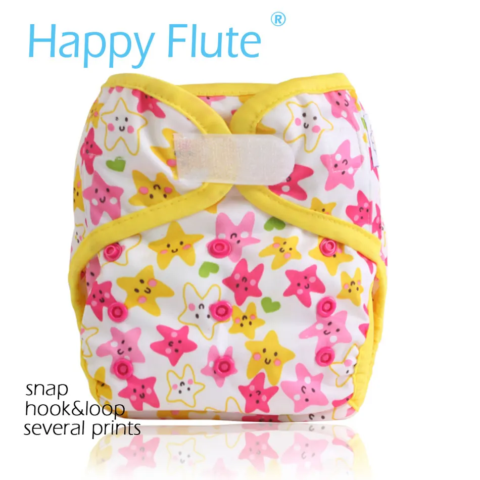 (13 шт./лот) Днем Флейта OS ткань пеленки крышка с или без бамбук хлопок вставка