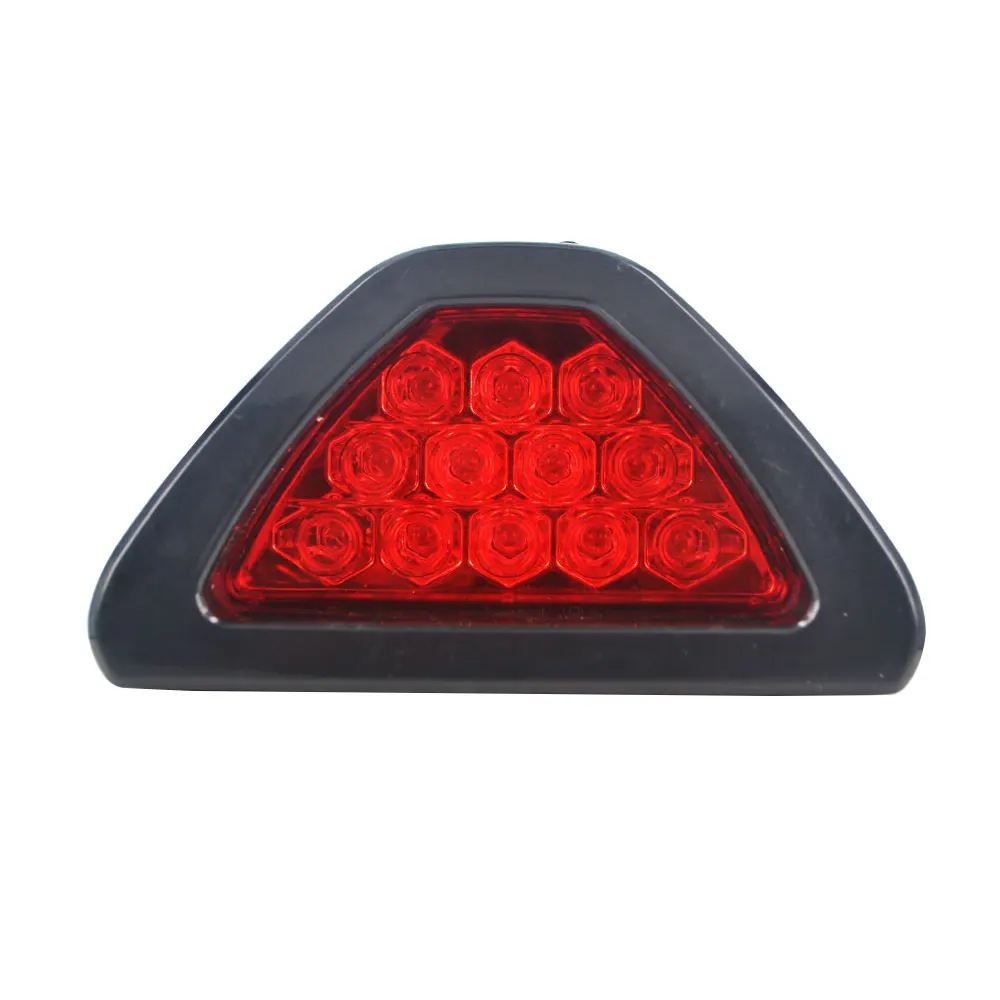 Universal 12V Led Brake Stop Light Triangle 12 LED Car Rear Tail Reverse Safety Strobe Lamp Fog light Warning lamp | Автомобили и